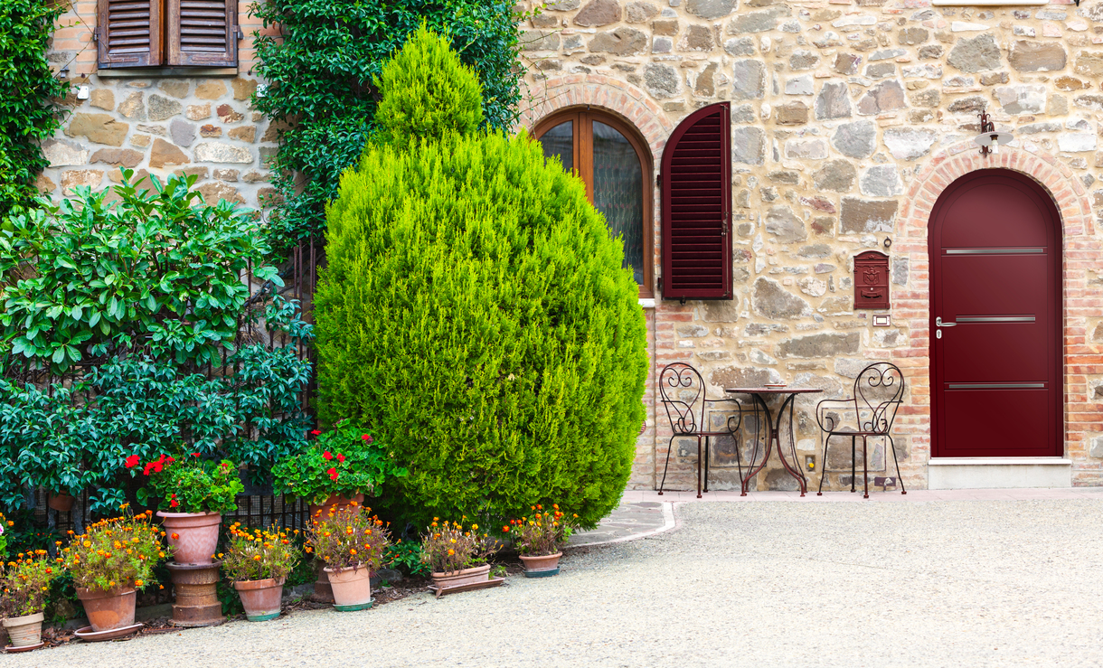 Portes entrées cintrées